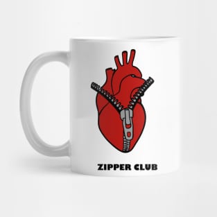 Zipper heart Mug